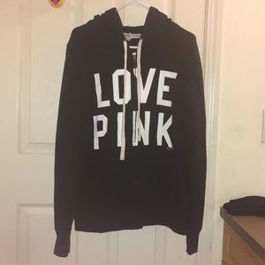 Pink Victoria’s Secret hooded jacket